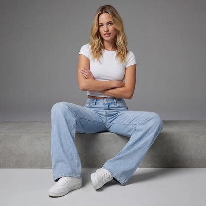 Vida baggy-jeans