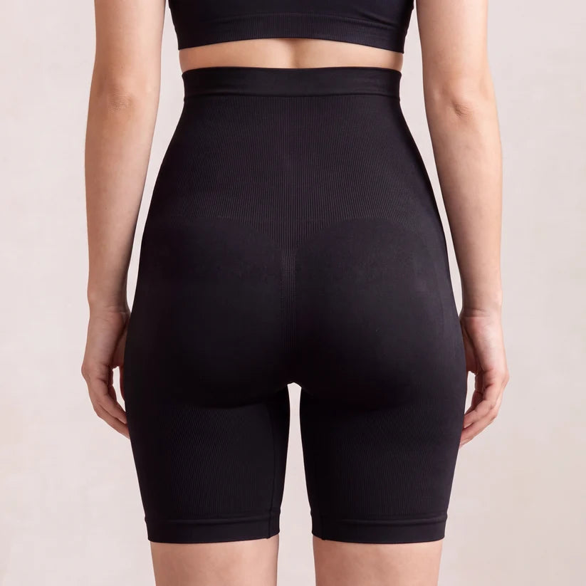 Högmidjade formande shorts